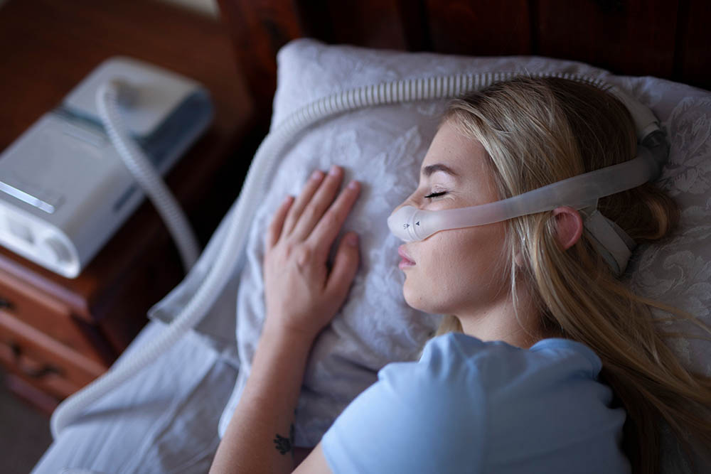 CPAP stands for Continuous Positive Airway Pressure and is the most common treatment for obstructive sleep apnea