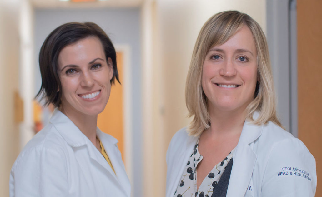 Dr. Andrea Farwell and  Dr. Naomi Gregory at The Penn Medicine Becker ENT & Allergy Center | New Jersey.
