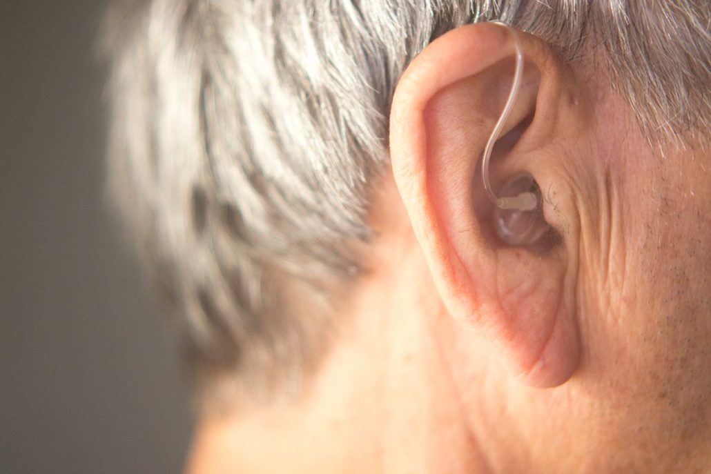 Wearing hearing aids can help improve your perception of sound.