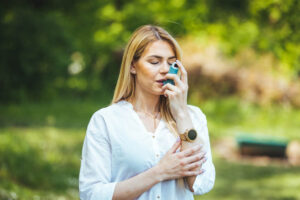 Hot, humid weather can cause airways to become inflamed and constrict, making breathing difficult for those with asthma.