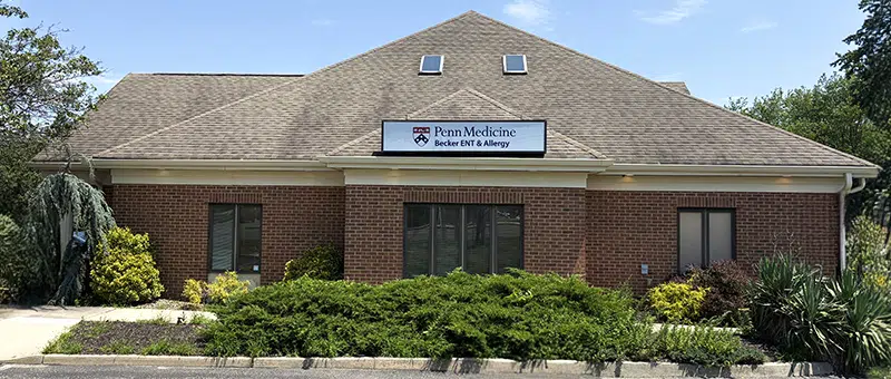 Penn Medicine Becker ENT and Allergy in Voorhees (Haddonfield Berlin Rd), NJ.